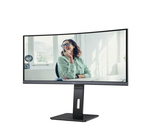 LCD Monitor AOC 34 " 3440 x 1440 pixels UltraWide Quad HD Native aspect ratio 21:9 LED Curved…