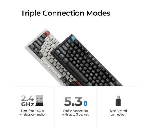 KEYBOARD WRL Q3 ULTRA/BLACK Q3U-M1 KEYCHRON