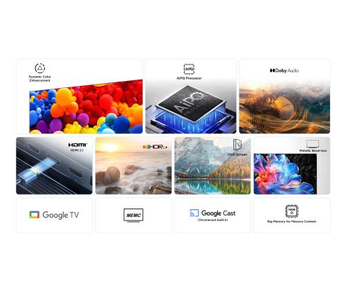 TV Set TCL 55 " 4K Ultra HD 3840 x 2160 pixels Flat 16:9 LED 55P69K