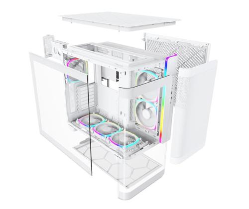 Case MONTECH KING 95 PRO (W) MidiTower Not included ATX MicroATX MiniITX Colour White KING95PRO(W)