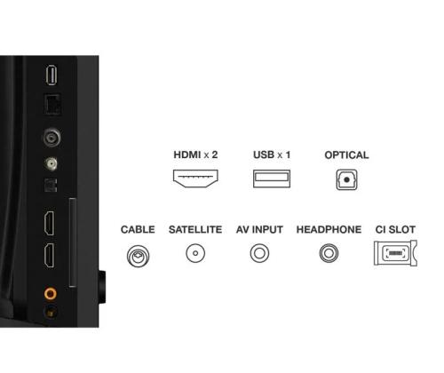 TV Set TCL 32 " HD 1366 x 768 pixels Flat 16:9 QLED 32V4C