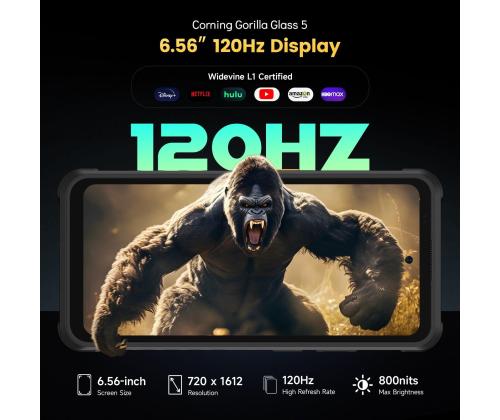 MOBILE PHONE ARMOR X31 PRO/8/256GB BLACK ULEFONE