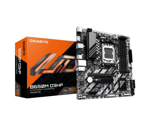 Mainboard GIGABYTE AMD B650 SAM5 Micro-ATX Memory DDR5 Memory slots 4 B650MD3HP1.3