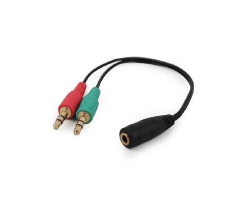 CABLE AUDIO 3.5MM SOCKET TO/2X3.5MM PLUG CCA-418 GEMBIRD