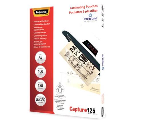 LAMINATOR POUCH IMAGELAST/A3 125 100PCS 5307506 FELLOWES