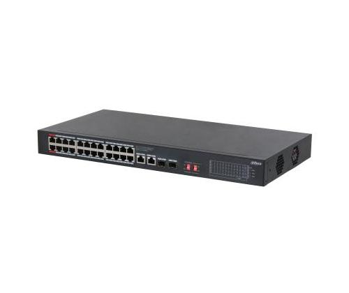 Switch DAHUA S3228-24GT-375 Switch type Unmanaged Switch layer L2 Rack mounting Yes 26xRJ-45 ports…
