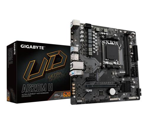 Mainboard GIGABYTE AMD A620 Socket AM5 micro ATX RAM DDR5-SDRAM 2xSlots 1xPCI Express x1 slots…