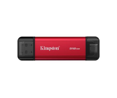 External SSD KINGSTON 512GB 3D NAND Write speed 950 MBytes/sec Read speed 1050 MBytes/sec SPSD/512GB