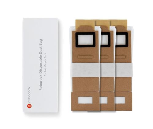 Vacuum Cleaner Accessory ROBOROCK Disposable Dust Bag 3pcs White For S7 White/S7 MaxV White/ S7…