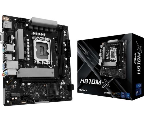 MB H810 S1851 MATX/H810M-X ASROCK