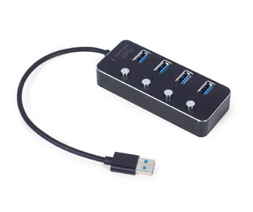 I/O HUB USB3 4PORT/UHB-U3P4P-01 GEMBIRD
