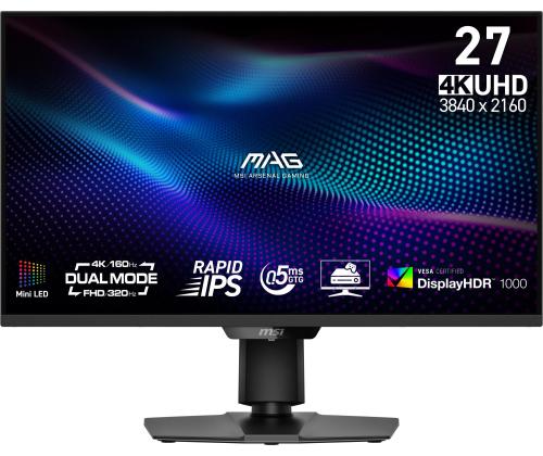 LCD Monitor MSI MAG 274UPDF E16M 27" Gaming/Frameless/4K Matte Panel IPS 3840x2160 16:9 160Hz 0.5…