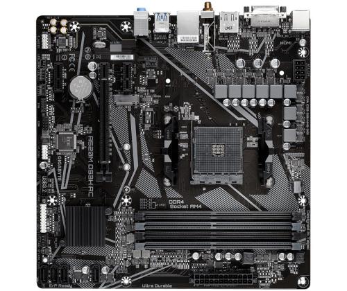 Mainboard GIGABYTE AMD A520 SAM4 Micro-ATX Memory DDR4 Memory slots 4 A520MDS3HAC1.4