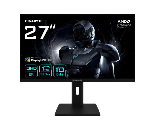 LCD Monitor GIGABYTE 27 " 2560 x 1440 pixels Quad HD Native aspect ratio 16:9 LED Flat G27Q3EK