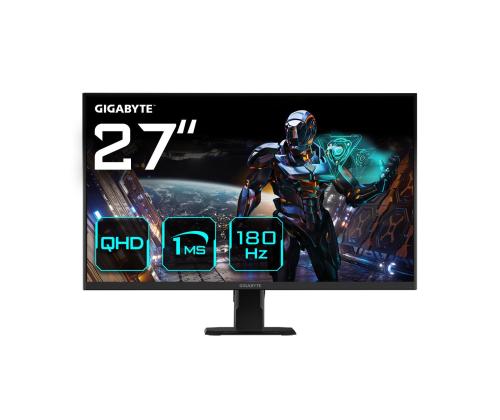 LCD Monitor GIGABYTE GS27QA EU 27" Gaming Panel IPS 2560x1440 16:9 180 ?? 1 ms Colour Black GS27QAEU