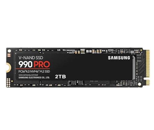 SSD SAMSUNG 990 PRO 2TB M.2 PCIE NVMe MLC Write speed 6900 MBytes/sec Read speed 7450 MBytes/sec 2…