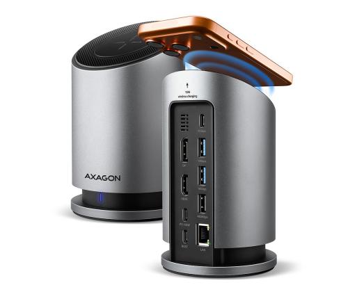 I/O HUB USB-C 9IN1 WRL/0.6M HMC-WL9 AXAGON