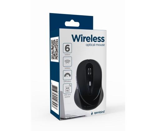 MOUSE BLUETH OPTICAL/BLACK MUSWB-6B-01 GEMBIRD