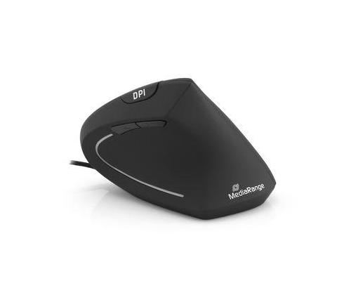 MOUSE USB OPTICAL 6-BUTTON/RIGHT BLACK MROS230 MEDIARANGE