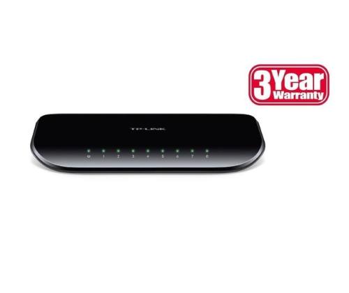 Switch TP-LINK 8x10Base-T / 100Base-TX / 1000Base-T TL-SG1008D