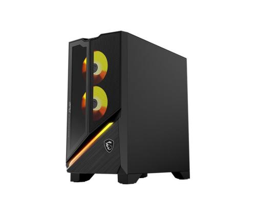 PC MSI Desktop AMD RyzenT 7 9700X 32 GB DDR5-SDRAM Storage SSD NVIDIA GeForce RTX 5070 Wi-Fi Yes…