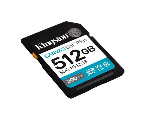 MEMORY SDXC 512GB UHS-I/SDG4/512GB KINGSTON