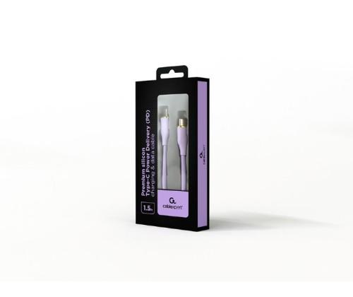 CABLE USB-C 1.5M PREMIUM VIOL./CC-USB2S-CMCM-1.5M-P GEMBIRD