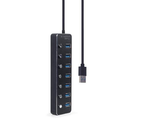 I/O HUB USB3 7PORT/UHB-U3P7P-01 GEMBIRD