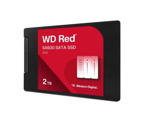 SSD WESTERN DIGITAL Red SA500 2TB SATA 3.0 Write speed 520 MBytes/sec Read speed 560 MBytes/sec 2,5…