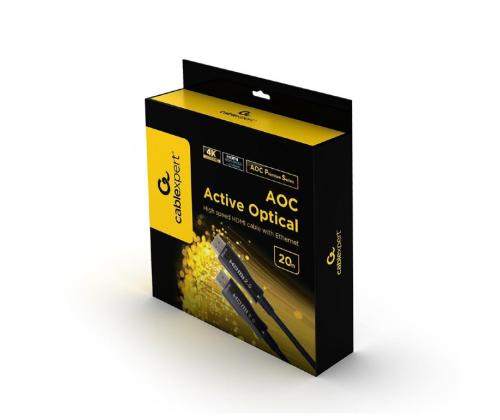 CABLE HDMI-HDMI 20M AOC/CCBP-HDMI-AOC-20M-02 GEMBIRD