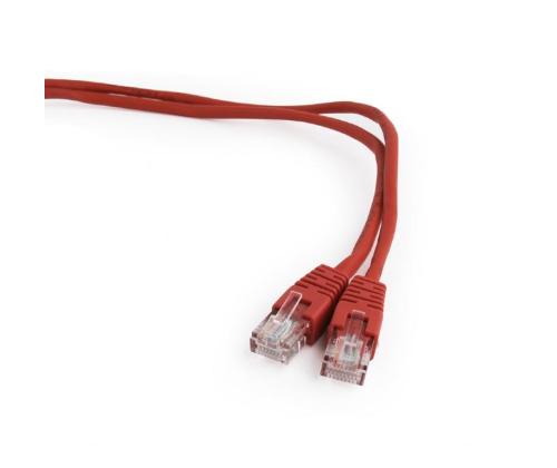 PATCH CABLE CAT5E UTP 0.5M/RED PP12-0.5M/R GEMBIRD