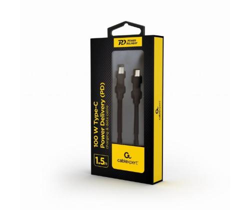 CABLE USB-C PD 1.5M/CC-USB2-CMCM100-1.5M GEMBIRD