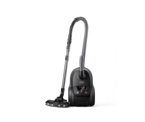 Vacuum Cleaner PHILIPS Bagged 900 Watts Noise 75 dB Black Weight 5.3 kg XD8122/10