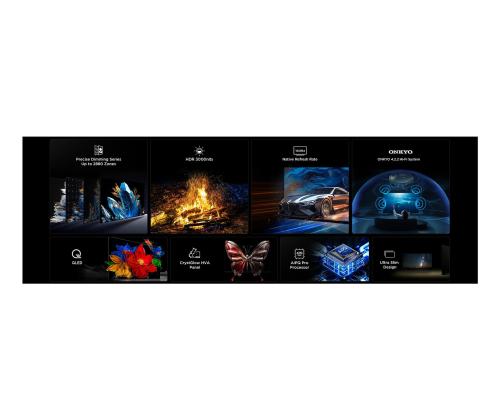 TV Set TCL 115 " 4K Ultra HD 3840 x 2160 pixels Flat 16:9 QD-Mini LED 115C7K