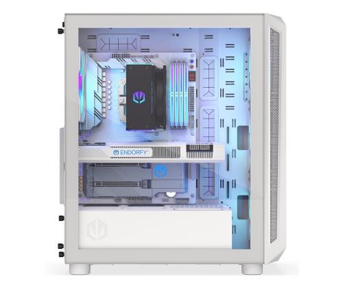 Case ENDORFY ATX/micro ATX/Mini-ITX White Midi Tower PC EY2A018