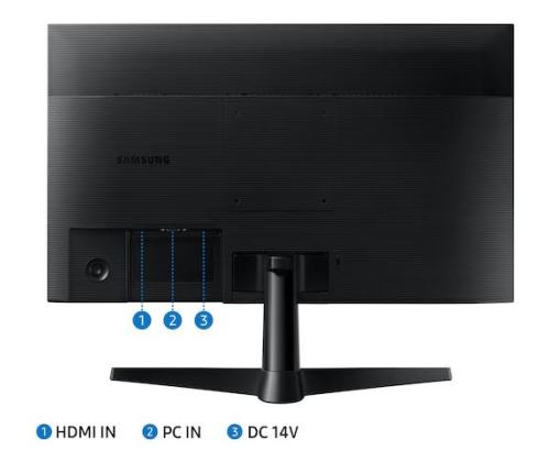 LCD Monitor SAMSUNG 24 " 1920 x 1080 pixels Full HD Native aspect ratio 16:9 LCD Flat LS24F330EAUXEN