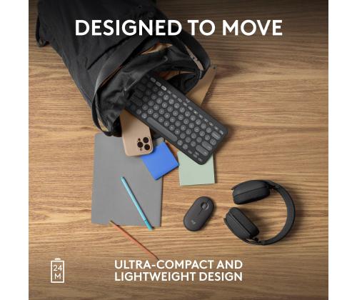 MOUSE USB OPTICAL WRL M350S/BLACK 910-007015 LOGITECH