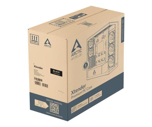 Case ARCTIC EATX Black Midi Tower PC ACPCC00015A