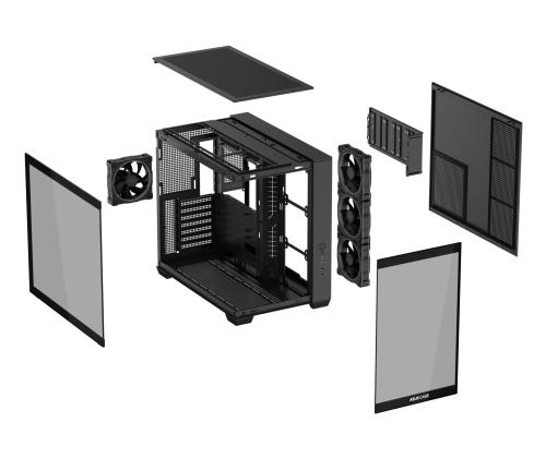Case ASUS ATX/micro ATX/Mini-ITX Black PC A32PLUSTGARGBBLACK