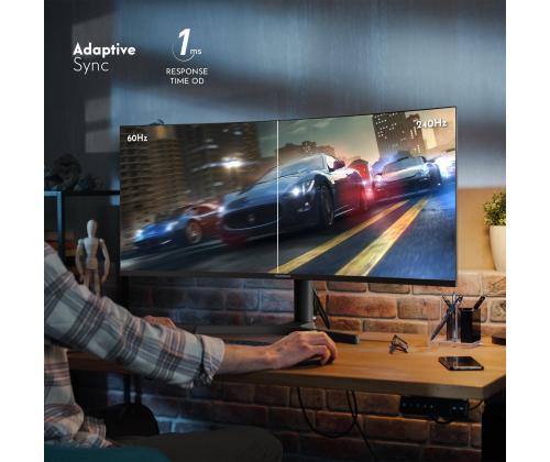 LCD Monitor THOMSON 34 " 3440 x 1440 pixels UltraWide Quad HD LCD Curved M34QG7Y14C