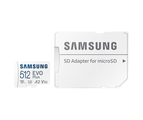 MEMORY MICRO SDXC EVO+ 512GB/V30 W/A MB-MC512SA/EU SAMSUNG