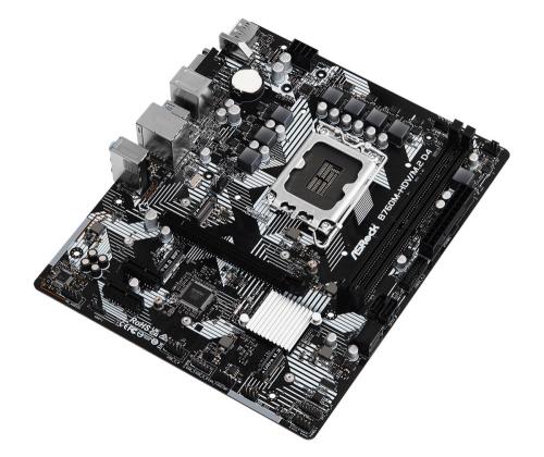 Mainboard ASROCK Intel B760 Express LGA1700 Micro-ATX Memory DDR4 Memory slots 2 2xPCI-Express 3.0…