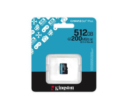 MEMORY MICRO SDXC 512GB UHS-I/SDCG4/512GBSP KINGSTON