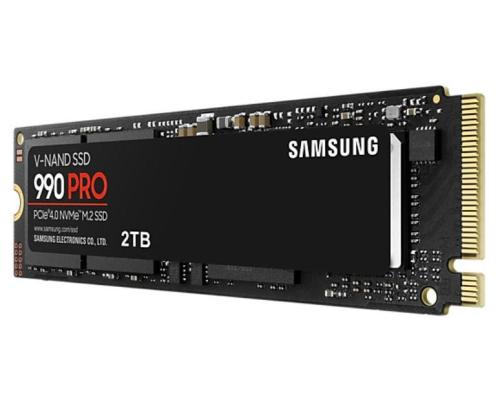 SSD SAMSUNG 990 PRO 2TB M.2 PCIE NVMe MLC Write speed 6900 MBytes/sec Read speed 7450 MBytes/sec 2…