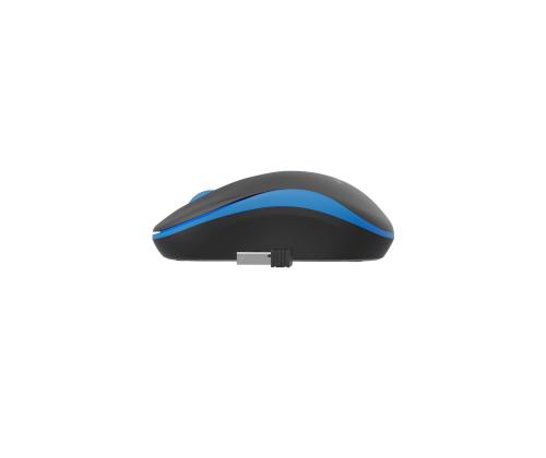 MOUSE USB OPTICAL WRL BLACK/BLUE MUSW-4B-03-B GEMBIRD