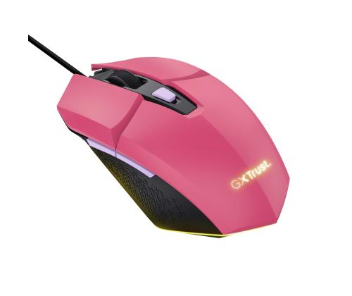 MOUSE USB OPTICAL GAMING PINK/GXT109P FELOX 25068 TRUST