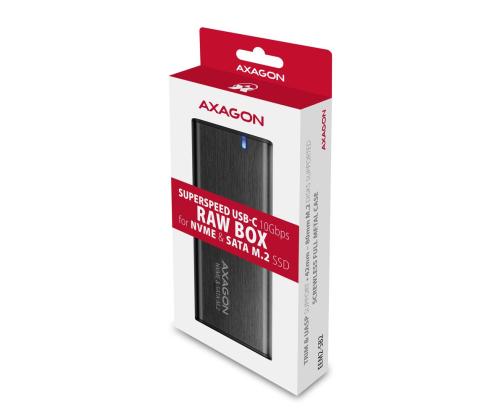 SSD ACC ENCLOSURE M.2 NVME/SATA USB-C EEM2-SB2 AXAGON