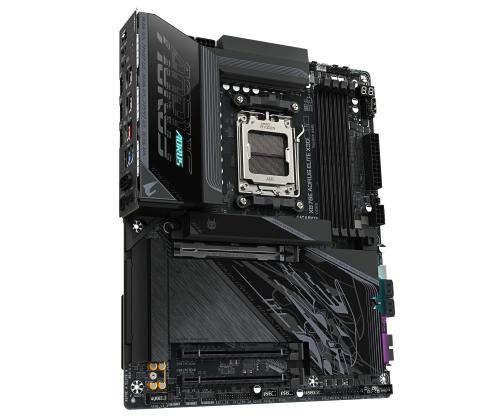 Mainboard GIGABYTE AMD X870E Socket AM5 ATX RAM DDR5-SDRAM 4xSlots Wi-Fi Yes Bluetooth Yes 4xNumber…