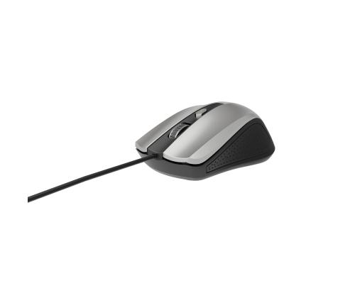 MOUSE USB OPTICAL BLACK/SILVER/MUS-4B-01-BS GEMBIRD