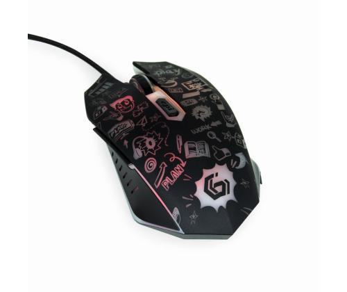 MOUSE USB OPTICAL BLACK/MUS-6B-GRAFIX-01 GEMBIRD